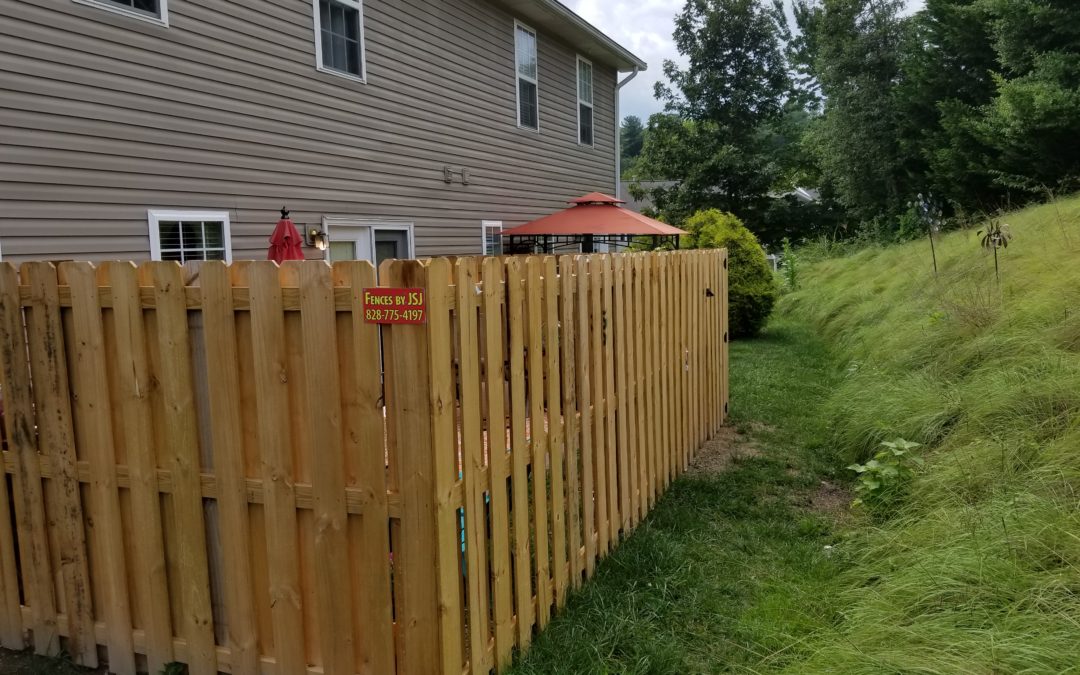 Shadow Box Wood Fence